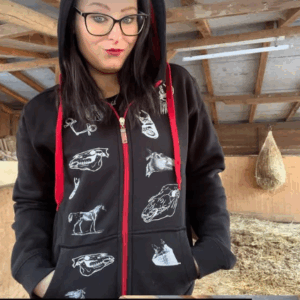 Mikina černá Equine-Study